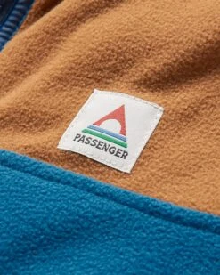 Set Off Recycled Polar 1/4 Zip Fleece - Toffee/Blue Steel -Passenger Clothing Store dEYfHq1TfF aphNH32uZv2pIfGaqbZ4SBMHpm8WLecI