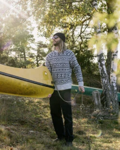 Cutback Fairisle Knitted Jumper - Grey Marl -Passenger Clothing Store dkoMAlpGnM4s2eXuXRs5BhPXj1CZzB2jSjfCMeYmRtk