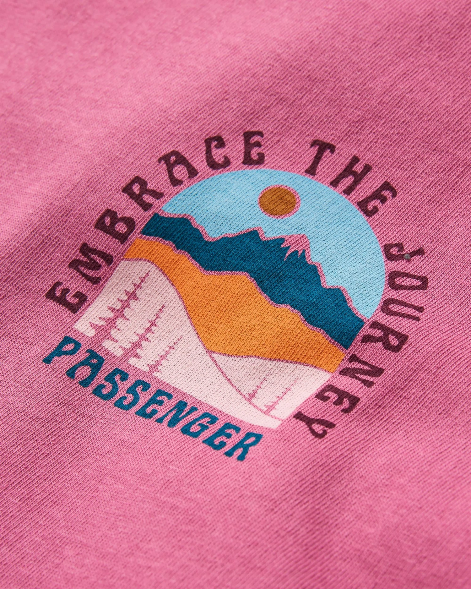 Outlook Recycled Cotton Oversized T-Shirt - Mauve Haze 8 Outlook Recycled Cotton Oversized T-Shirt - Mauve Haze - Image 6