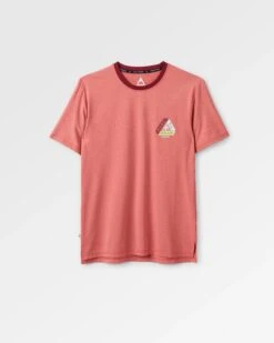 Classic Active Recycled T-Shirt Marl - Mineral Red Marl