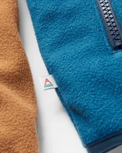 Set Off Recycled Polar 1/4 Zip Fleece - Toffee/Blue Steel -Passenger Clothing Store gKFrHSuY6V Vx IhErO GDcCP4gpYyZjdYzNqvZjSI