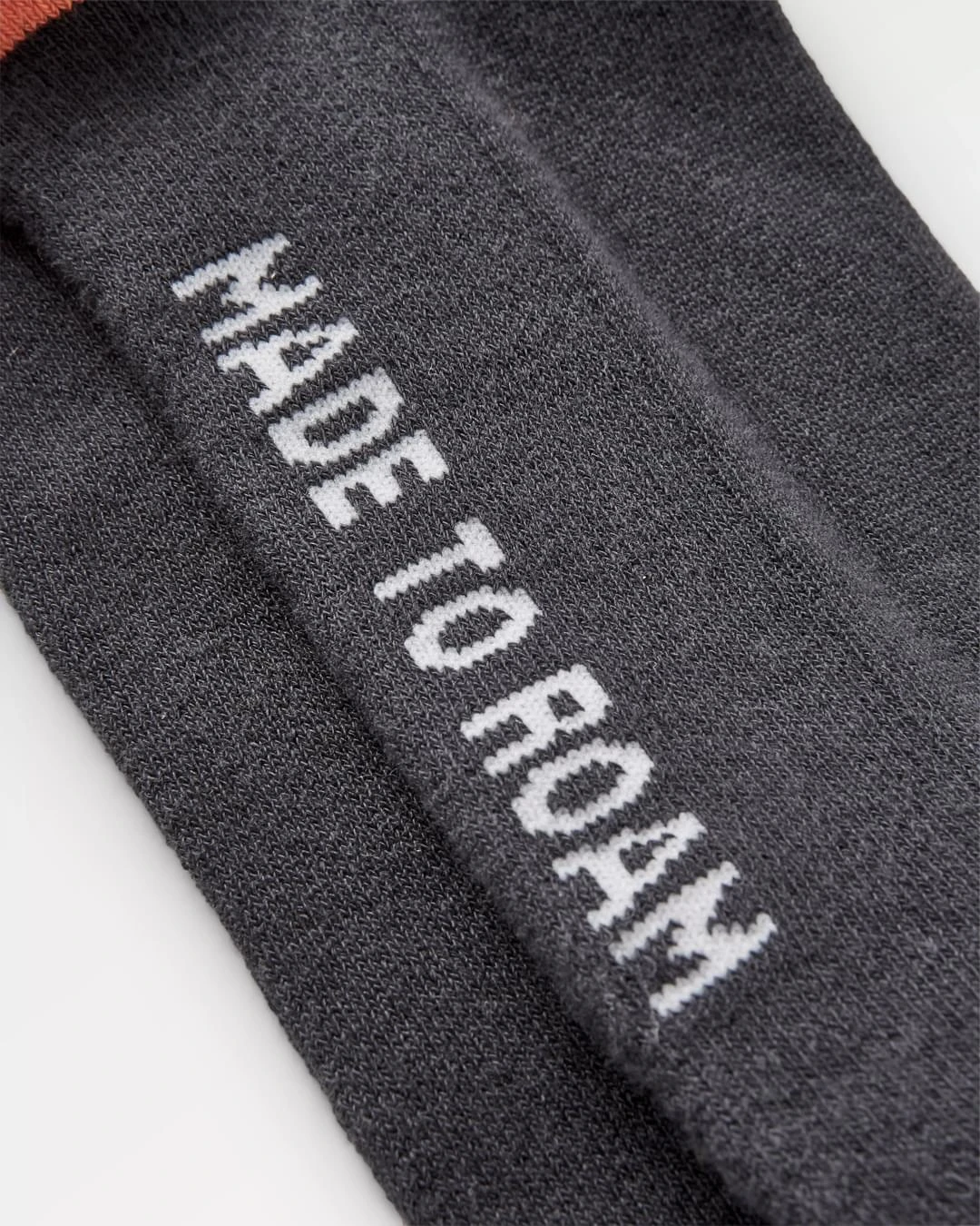 Organic Midweight Crew Socks - Charcoal 5 Organic Midweight Crew Socks - Charcoal - Image 3