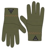 Daytrip Recycled Polar Fleece Touch Screen Gloves - Khaki 11 Daytrip Recycled Polar Fleece Touch Screen Gloves - Khaki - Image 9