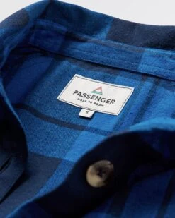 Harmony Organic Cotton Check Shirt - True Blue -Passenger Clothing Store jgkzGMLLf4SoRER3VLAeLW9AKN4GoAAmaNiiSHkGJVs
