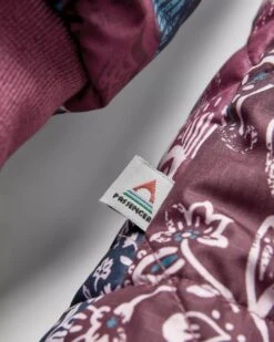 Ocean Recycled Insulated 1/2 Zip Jacket - Boho Broken Patchwork Wine -Passenger Clothing Store m3pLbKOdkSsNMjGYfzxlSRFSwX9l22CdA aGUzx7KiY