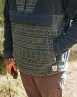 Edge Hooded 1/2 Zip Polar Fleece - Nordic Geo Deep Ocean -Passenger Clothing Store n3 lmv0uBhlPHAyhhYa0sxrI0tvpei XDrQj78zYeRQ
