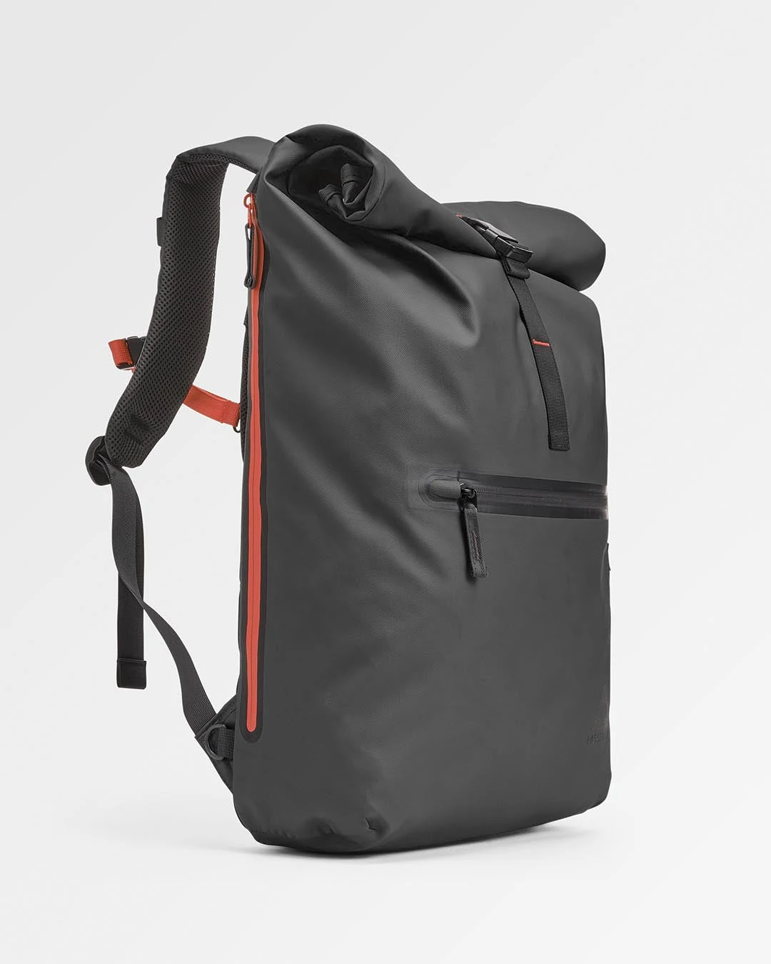 Crossing Roll Top Backpack - Charcoal/ Black 8 Crossing Roll Top Backpack - Charcoal/ Black - Image 6