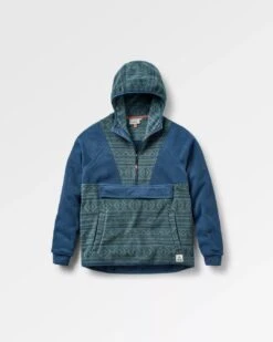 Edge Hooded 1/2 Zip Polar Fleece - Nordic Geo Deep Ocean -Passenger Clothing Store o1 VVNUix824prkwqt4EsFd5jAYdX6AfEgdFGHyy Zg