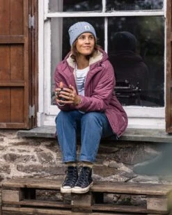 Earthy Recycled Sherpa Lined Insulated Jacket - Crushed Berry -Passenger Clothing Store olG9igS82RwUauALAo4nXID9aszUyQ7 2Bnw1o51RoI