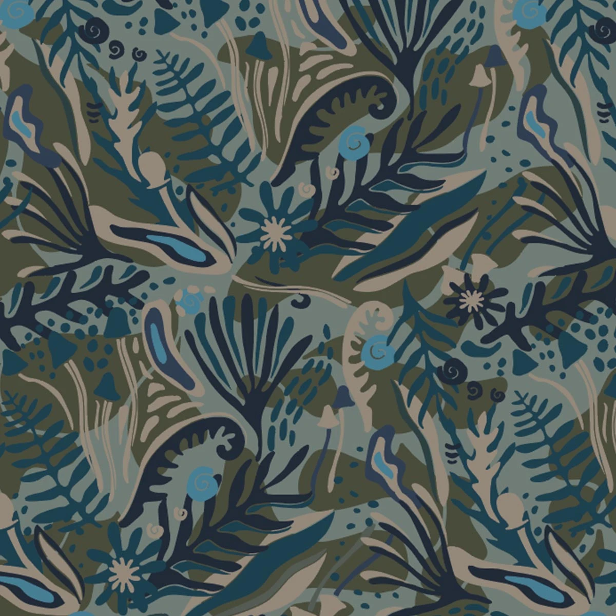 Mantra Recycled Leggings - Abstract Seaweed Pistachio 8 Mantra Recycled Leggings - Abstract Seaweed Pistachio - Image 6