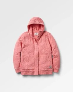 Clementine Recycled Quilted Popper Up Hoodie - Shell Pink -Passenger Clothing Store pc AvgR66MFUXiVuZ7Z1Qq5GYHS9GJkTO8eSWWMQtc4