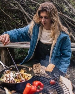 Earthy Recycled Sherpa Lined Insulated Jacket - Washed Blue -Passenger Clothing Store q 8E8Ew7G8eY7gHCWRSVbJ WFkzeHJQs3A8cTqLILhk