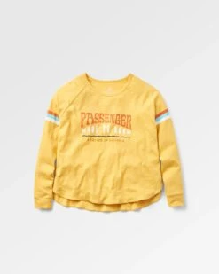 La Sarena Recycled Cotton Oversized LS T-Shirt - Ochre Yellow -Passenger Clothing Store qI6I4ic13Yj49w6KYC stu2QKztN59JxGTdkbSzpd4A