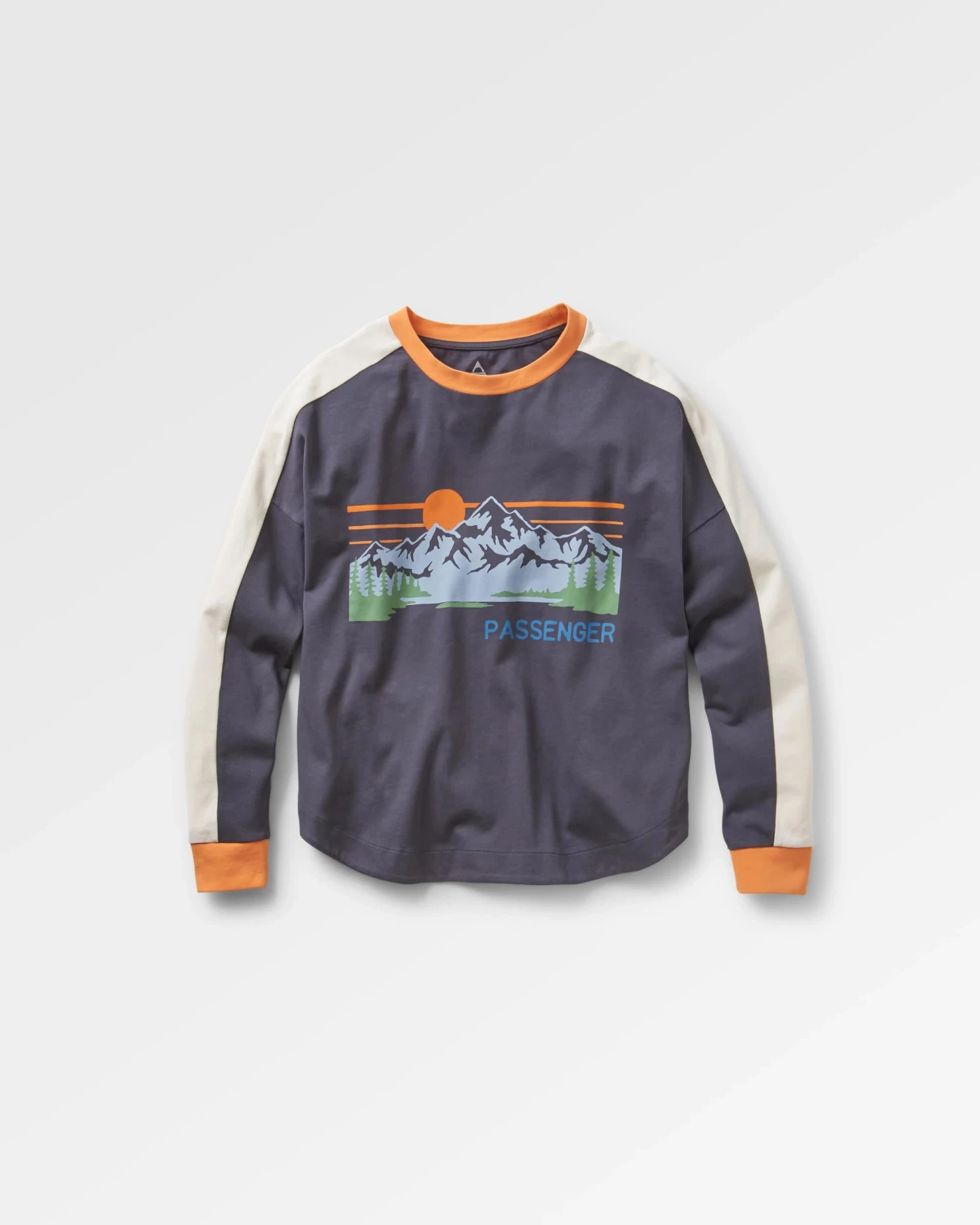 Hilltop Organic Cotton LS T-Shirt - Charcoal 4 Hilltop Organic Cotton LS T-Shirt - Charcoal - Image 2