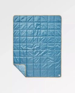 Travel Recycled Ripstop Blanket - Washed Blue