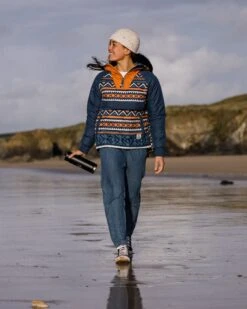 Ocean Recycled Insulated 1/2 Zip Jacket - Homespun Stripe Navy -Passenger Clothing Store qzFGuraASAMzxwQe 3LtgKlE YNspzUFOQgaaEf3Po4