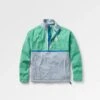Overlook Recycled Grid Polar Fleece - Green Spruce/Grey Marl -Passenger Clothing Store sM2 41YWCszsshF8WONU3ImYMDDVn2C8PxdznZBWXaA