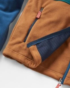 Ridge Full Zip Recycled Polar Fleece - Dark Denim/Toffee -Passenger Clothing Store tQ072oRFQdYw64zwHYin0QGi0njTAYBLbv4BNBgq9i8