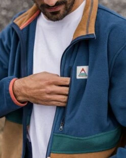 Ridge Full Zip Recycled Polar Fleece - Dark Denim/Toffee -Passenger Clothing Store uOG2On 4hnoOKwGJ29 NZ Txo5wpfAXQGY 2S3bNNFs
