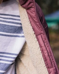 Earthy Recycled Sherpa Lined Insulated Jacket - Crushed Berry -Passenger Clothing Store v2MYgHM WpHEBmcJtlL47PTRrw0dBfFk3Hnxk1wdfiQ