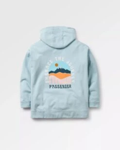 Outlook Recycled Cotton Hoodie - Blue Fog