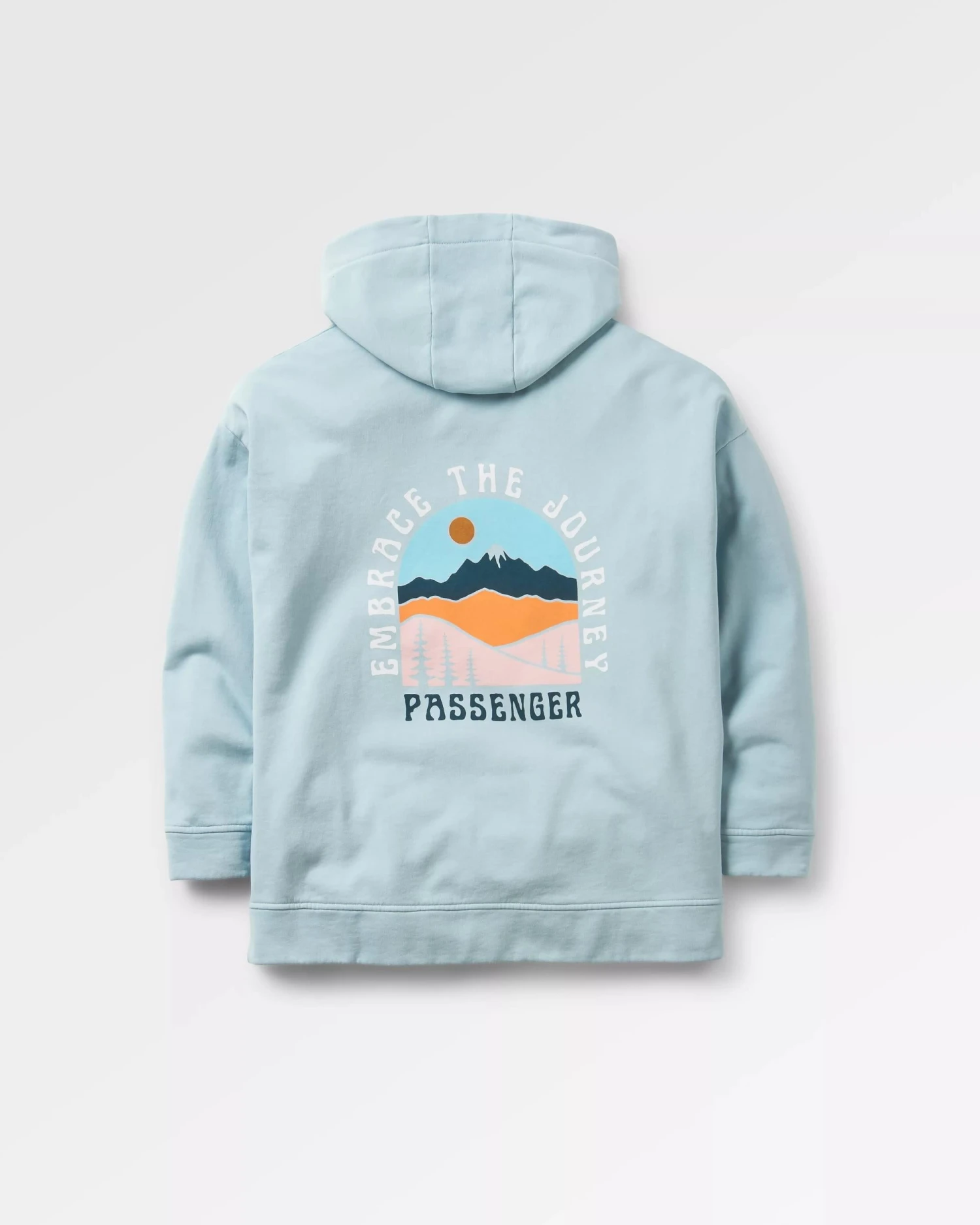 Outlook Recycled Cotton Hoodie - Blue Fog 3 Outlook Recycled Cotton Hoodie - Blue Fog