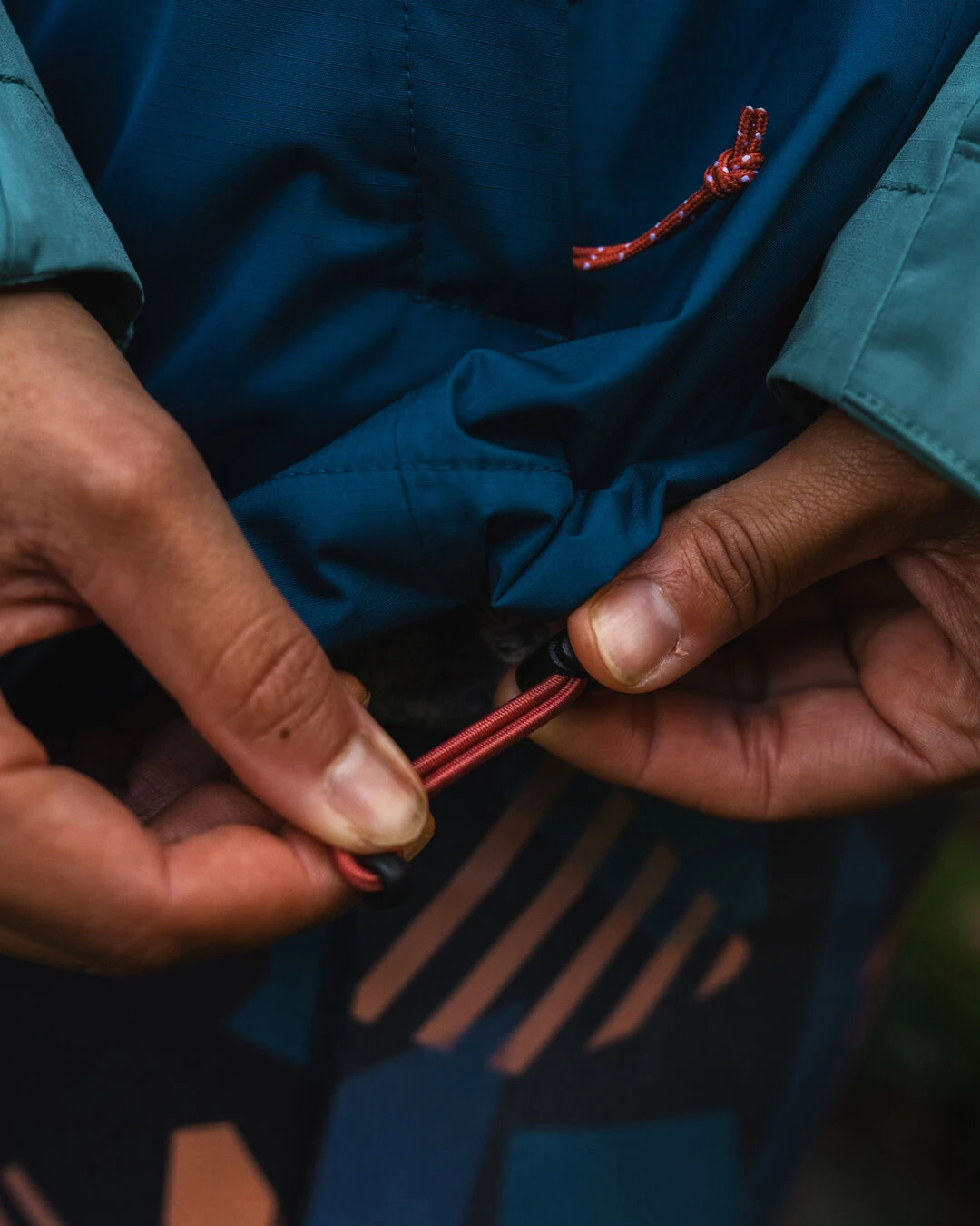 Scene Water Resistant Recycled Jacket - Shallow Water/ Corsair Blue 10 Scene Water Resistant Recycled Jacket - Shallow Water/ Corsair Blue - Image 8