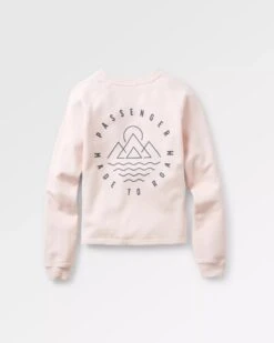 Remote Recycled Cotton Sweatshirt - Barely Pink -Passenger Clothing Store xRVl4SidA InfNrynSjhw7r6Vl24cavpFWx7vFXg8R0