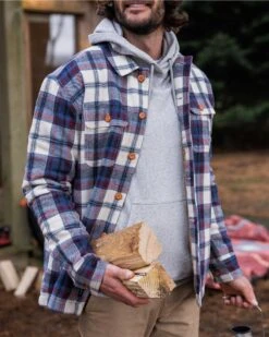 Freestyle Sherpa-Lined Overshirt - Vintage White -Passenger Clothing Store ygemQYHeCCQx1INXmWKPzww6EViKHpQQmjmw6w9p3ZE