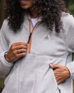 Folksy Recycled Polar Fleece - Grey Marl -Passenger Clothing Store ynr1SiCfaRKMvKm4G24 9c3BFNwZ tks0xzTiVu8NK4